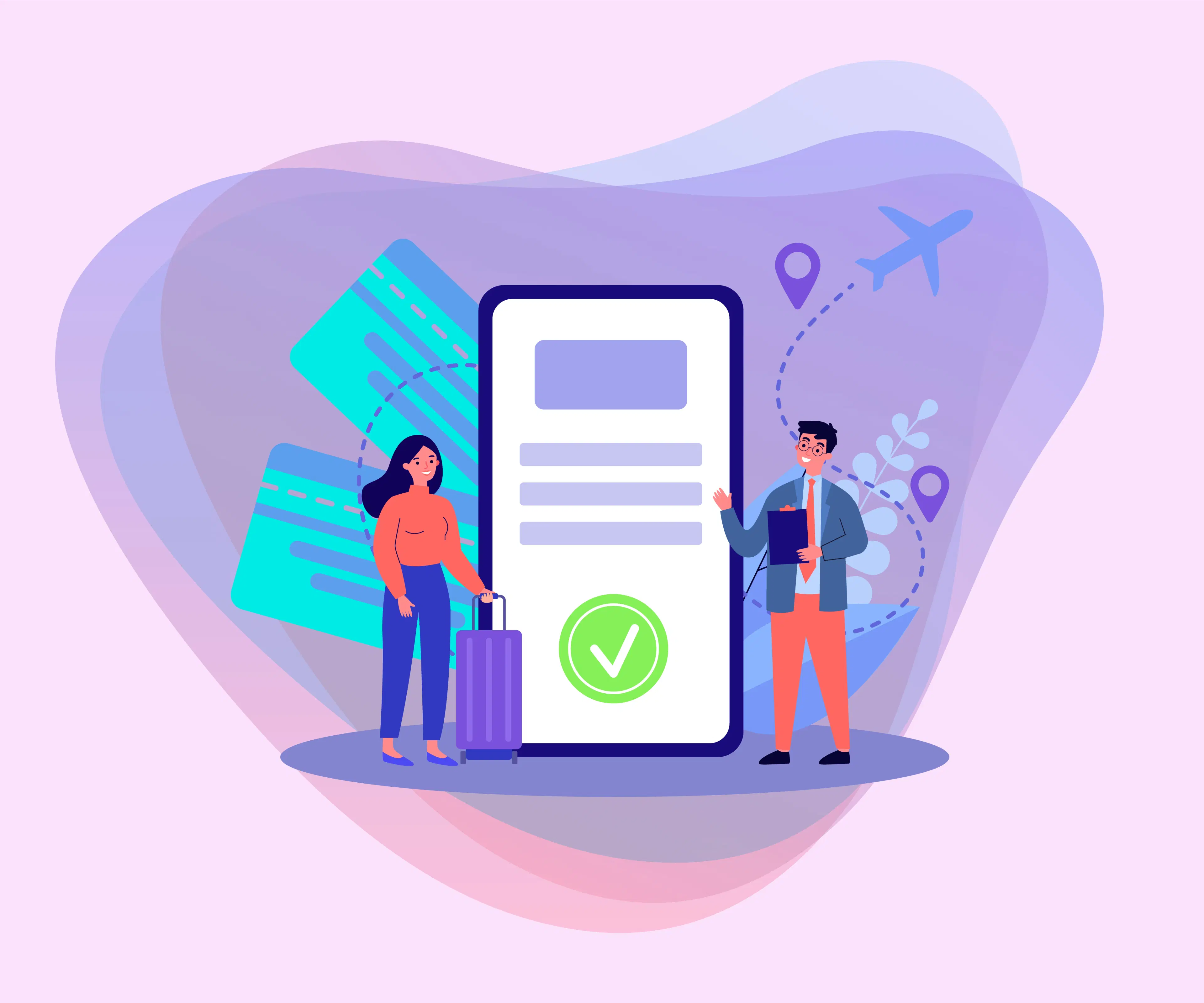 Traveler using a global eSIM to avoid poor signals, high roaming bills, and local SIM issues