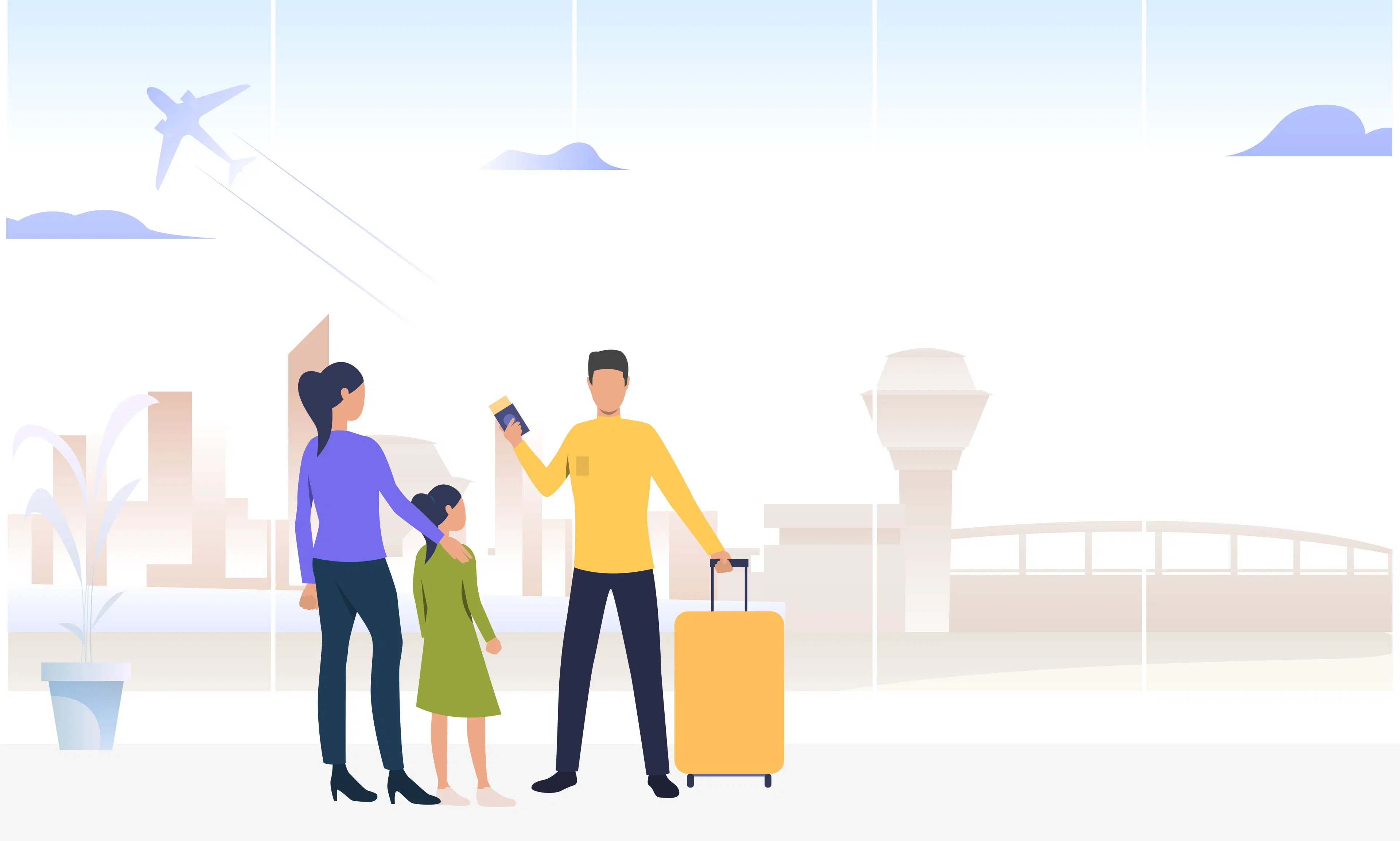 A happy family using mobile devices with Olysim eSIM for global travel and seamless connectivity.